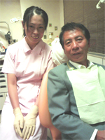 Mさん　最初は職場の近くということで来院